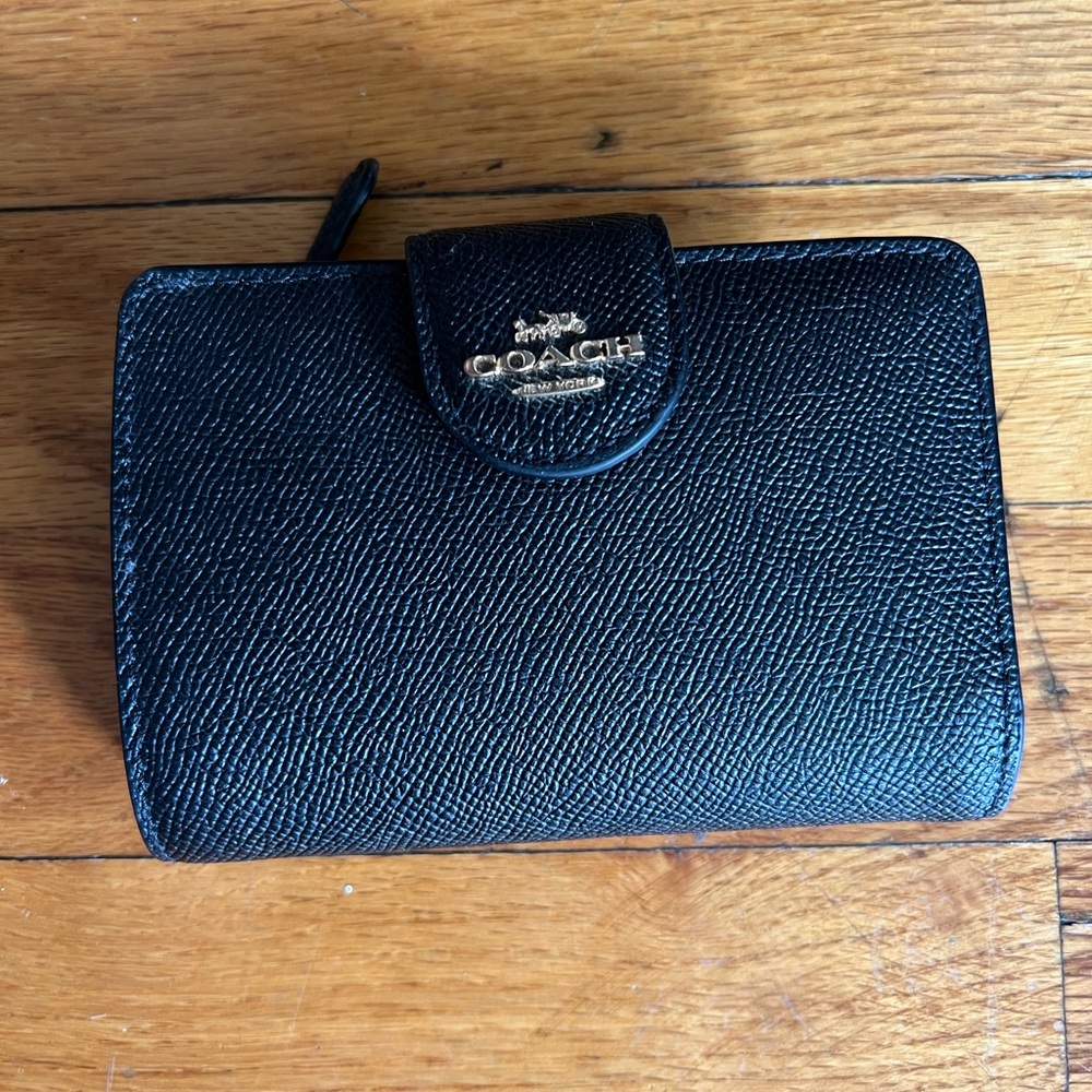 Coach Black Leather Wallet